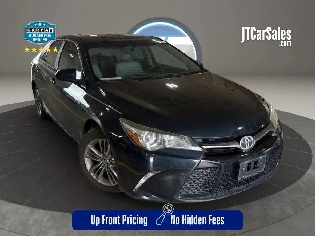 Black 2016 Toyota Camry SE Sedan 4D for sale in Broken Arrow, OK