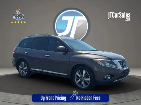 Gray 2015 Nissan Pathfinder Platinum Sport Utility 4D for sale in Broken Arrow, OK