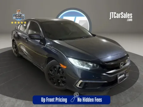 Blue 2021 Honda Civic LX Sedan 4D for sale in Broken Arrow, OK