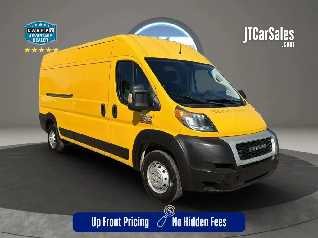 Yellow 2021 Ram ProMaster Cargo Van 2500 High Roof w/159' WB Van 3D for sale in Broken Arrow, OK