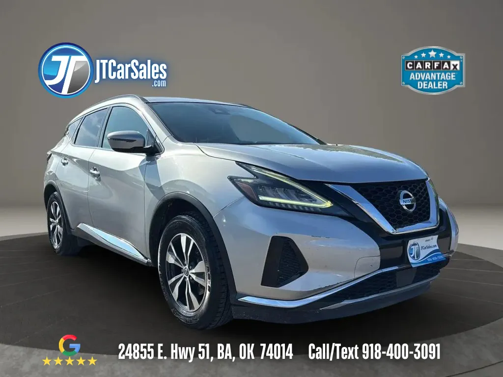 Silver 2020 Nissan Murano SV Sport Utility 4D for sale in Broken Arrow, OK