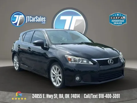 Black 2013 Lexus CT 200h Hatchback 4D for sale in Broken Arrow, OK