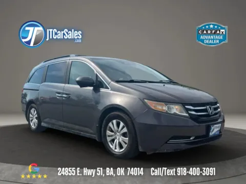 Gray 2015 Honda Odyssey EX-L Minivan 4D for sale in Broken Arrow, OK