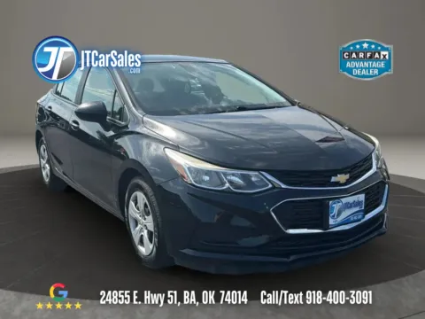 Black 2016 Chevrolet Cruze LS Sedan 4D for sale in Broken Arrow, OK