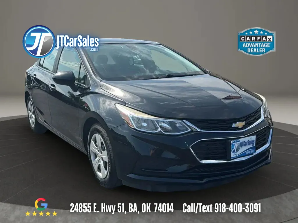 Black 2016 Chevrolet Cruze LS Sedan 4D for sale in Broken Arrow, OK