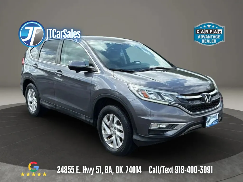 Gray 2015 Honda CR-V EX Sport Utility 4D for sale in Broken Arrow, OK