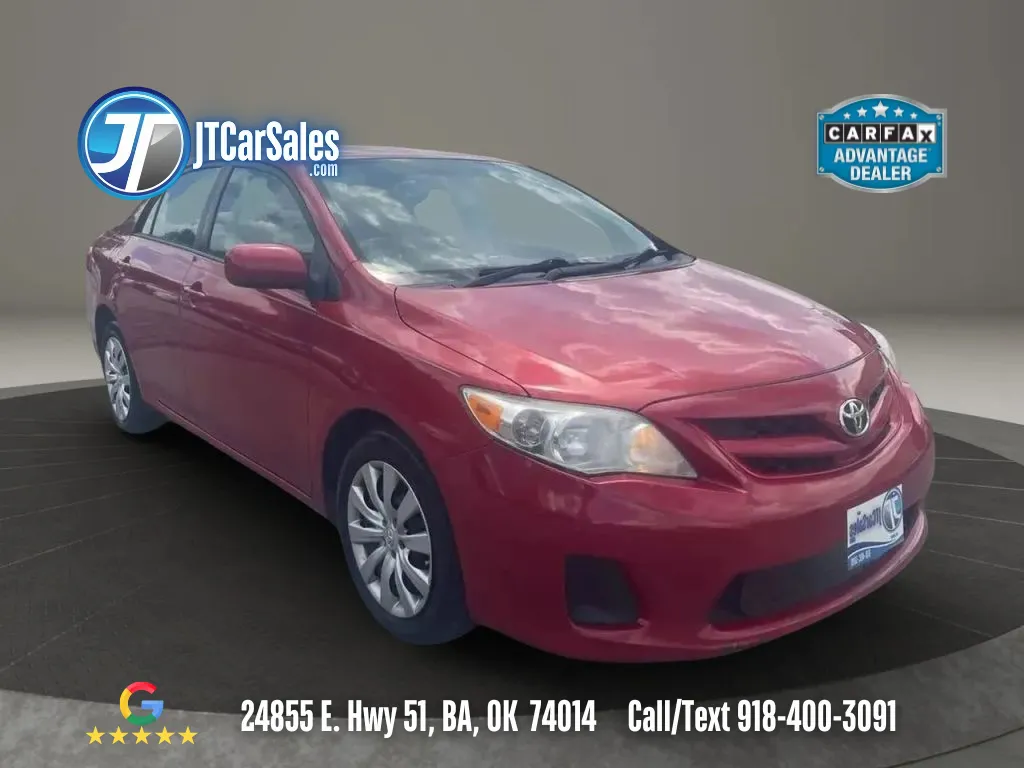 Red 2012 Toyota Corolla LE Sedan 4D for sale in Broken Arrow, OK