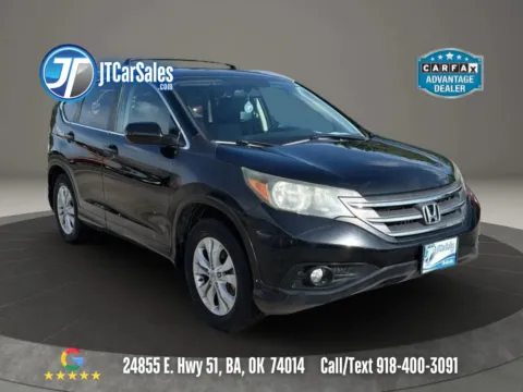 Black 2012 Honda CR-V EX-L Sport Utility 4D for sale in Broken Arrow, OK