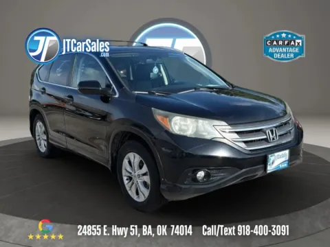 Black 2012 Honda CR-V EX-L Sport Utility 4D for sale in Broken Arrow, OK