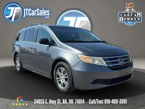 Gray 2012 Honda Odyssey EX-L Minivan 4D for sale in Broken Arrow, OK