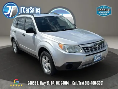 Silver 2011 Subaru Forester 2.5X Sport Utility 4D for sale in Broken Arrow, OK