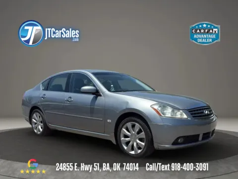 Silver 2007 INFINITI M 35x Sedan 4D for sale in Broken Arrow, OK