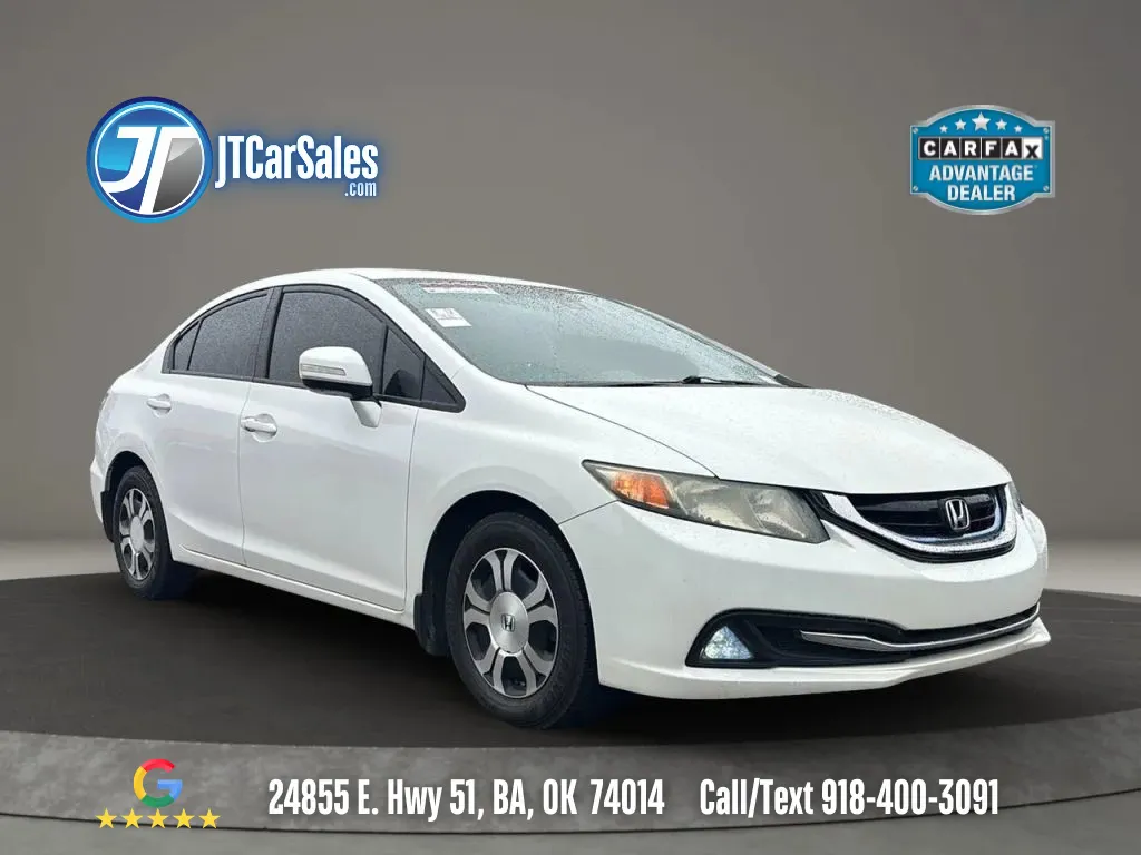 White 2013 Honda Civic Hybrid Sedan 4D for sale in Broken Arrow, OK