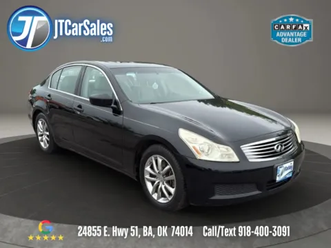 Black 2009 INFINITI G 37 Sedan 4D for sale in Broken Arrow, OK