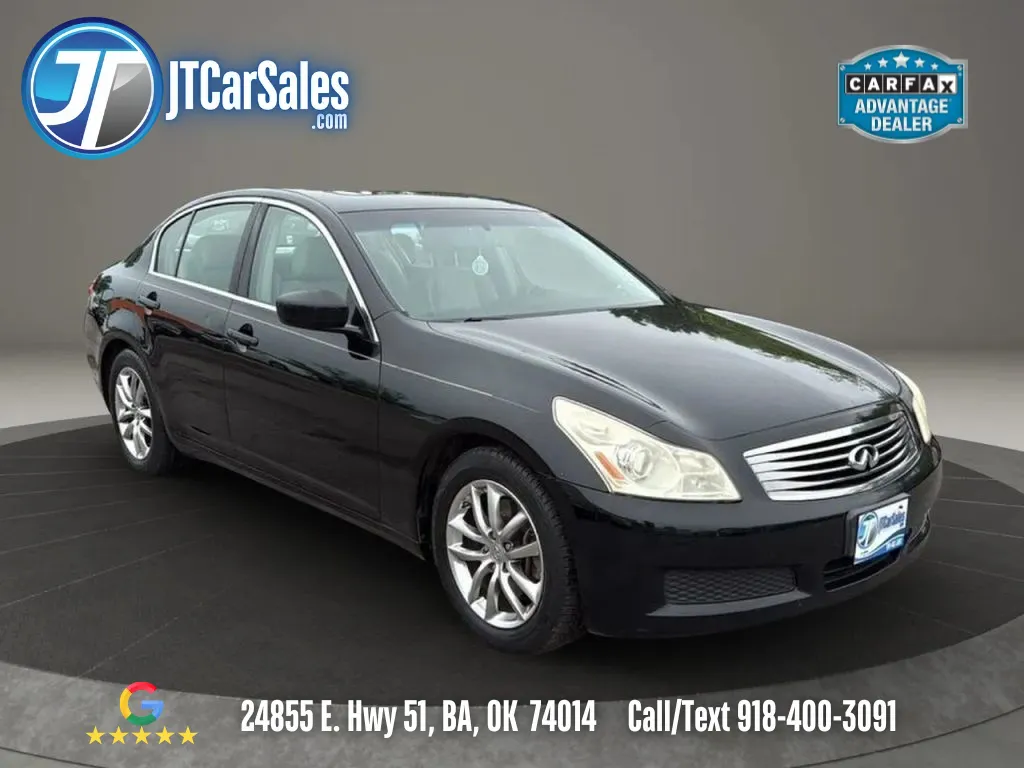 Black 2009 INFINITI G 37 Sedan 4D for sale in Broken Arrow, OK