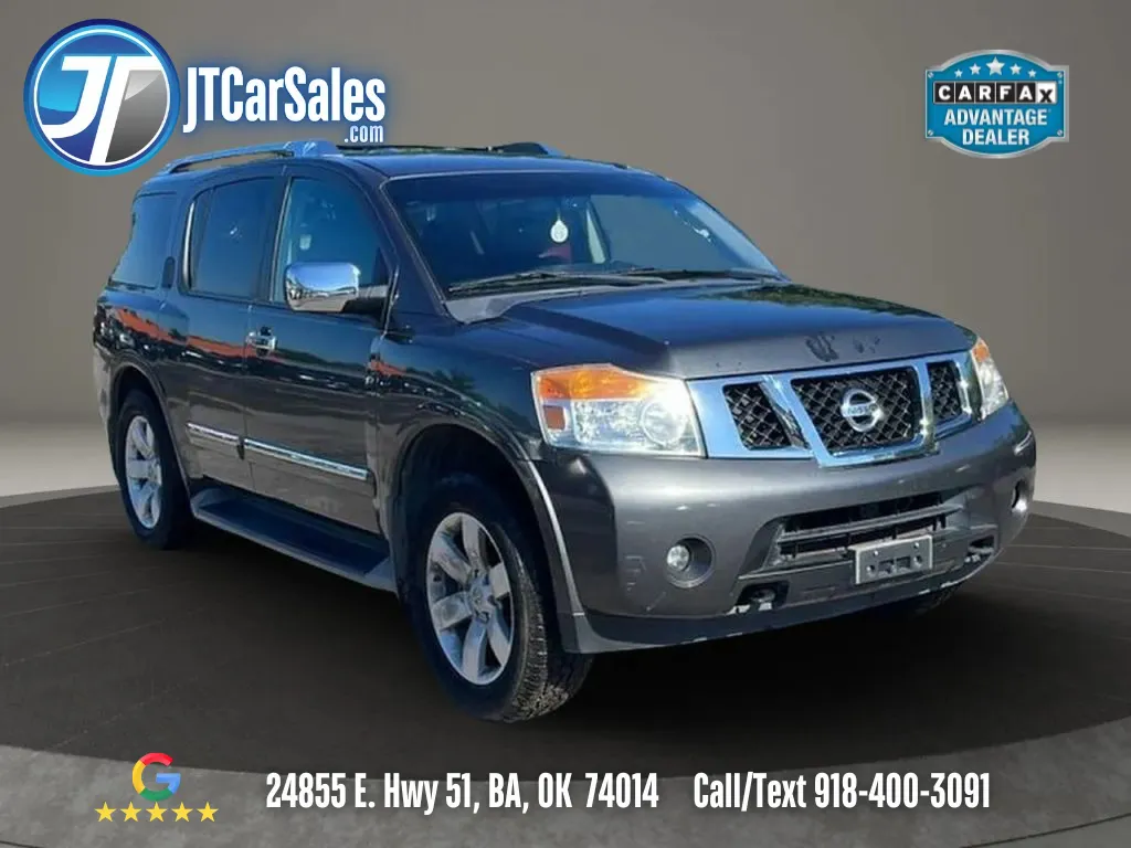 Gray 2011 Nissan Armada SL Sport Utility 4D for sale in Broken Arrow, OK