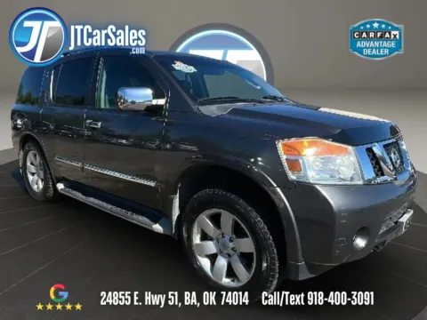 Gray 2011 Nissan Armada SL Sport Utility 4D for sale in Broken Arrow, OK
