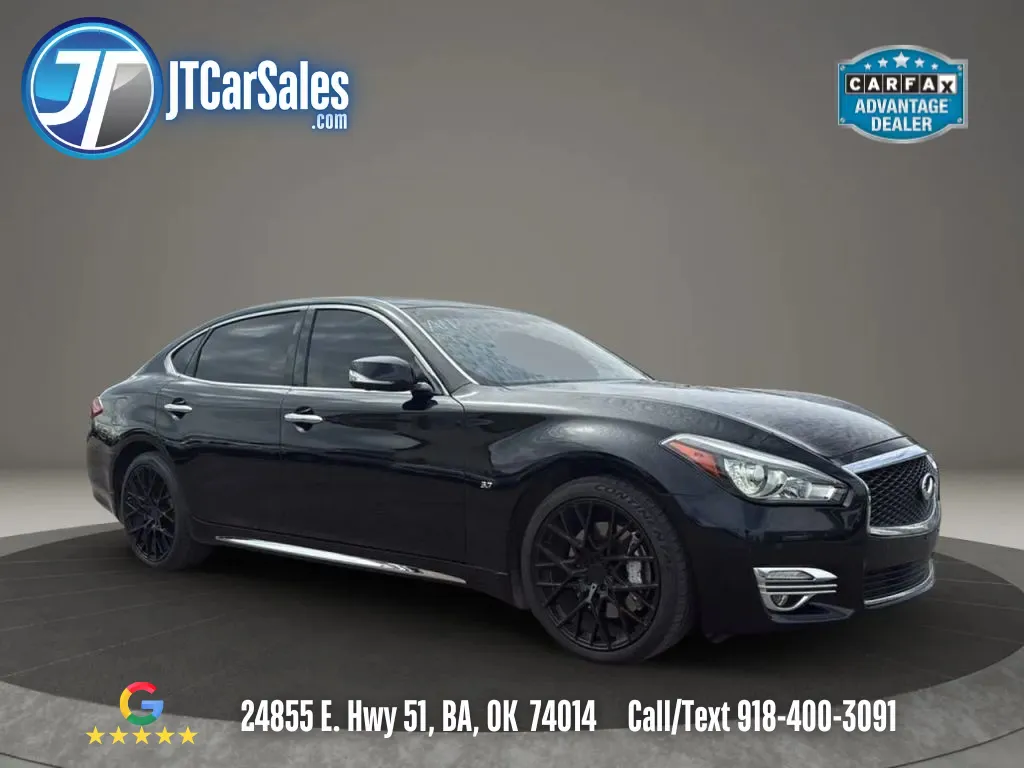 Black 2017 INFINITI Q70 L 3.7 Sedan 4D for sale in Broken Arrow, OK