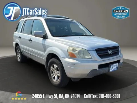Silver 2005 Honda Pilot EX-L Sport Utility 4D for sale in Broken Arrow, OK