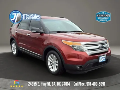 Orange 2014 Ford Explorer XLT Sport Utility 4D for sale in Broken Arrow, OK
