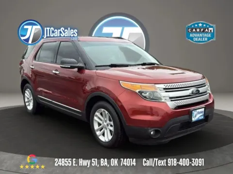 Orange 2014 Ford Explorer XLT Sport Utility 4D for sale in Broken Arrow, OK