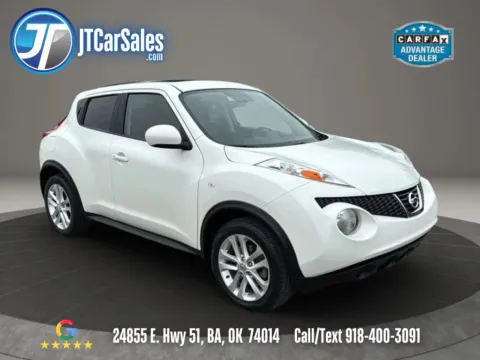 White 2014 Nissan JUKE SV Sport Utility 4D for sale in Broken Arrow, OK