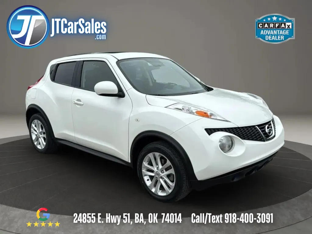 White 2014 Nissan JUKE SV Sport Utility 4D for sale in Broken Arrow, OK