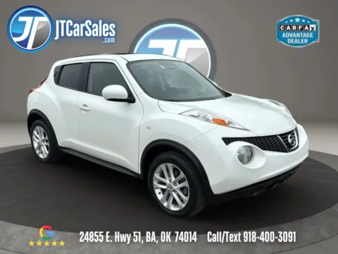 White 2014 Nissan JUKE SV Sport Utility 4D for sale in Broken Arrow, OK