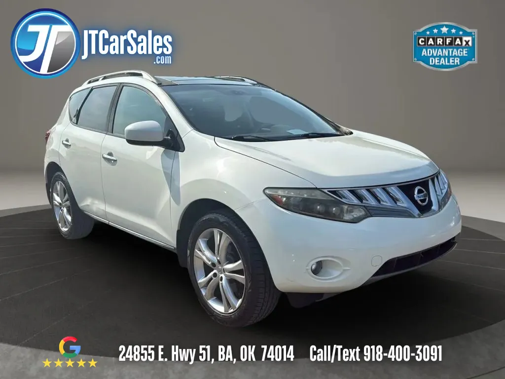 White 2009 Nissan Murano LE Sport Utility 4D for sale in Broken Arrow, OK