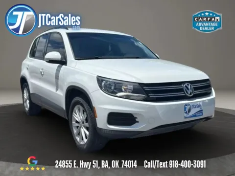 White 2017 Volkswagen Tiguan Limited 2.0T Sport Utility 4D for sale in Broken Arrow, OK