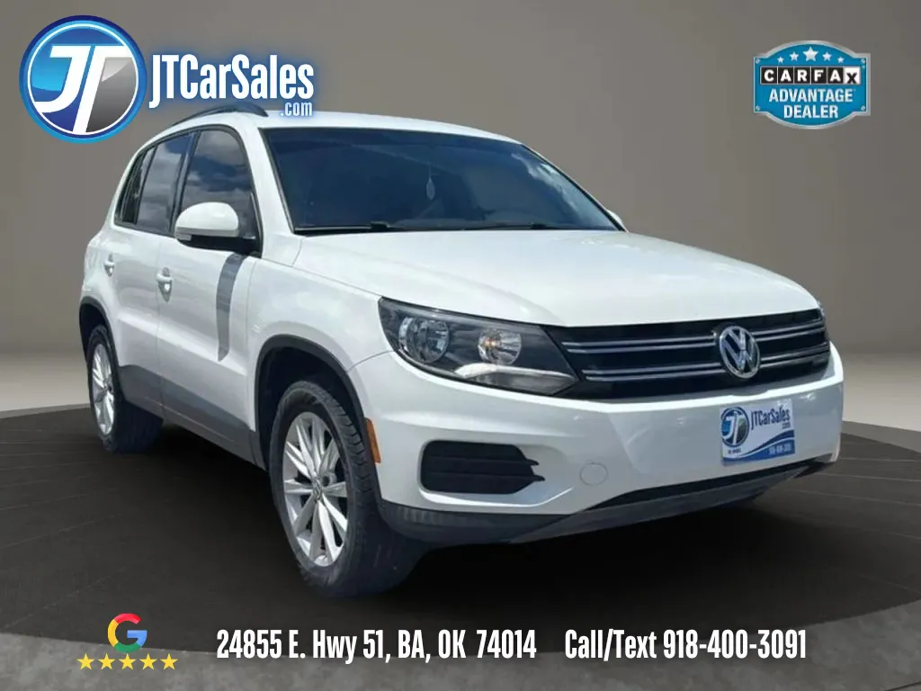 White 2017 Volkswagen Tiguan Limited 2.0T Sport Utility 4D for sale in Broken Arrow, OK