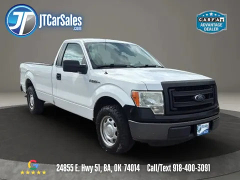 White 2014 Ford F-150 Regular Cab XL Pickup 2D 8 ft for sale in Broken Arrow, OK