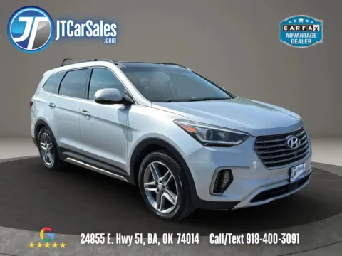 Silver 2017 Hyundai Santa Fe Limited Ultimate Sport Utility 4D for sale in Broken Arrow, OK