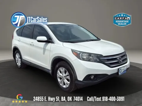 White 2012 Honda CR-V EX Sport Utility 4D for sale in Broken Arrow, OK