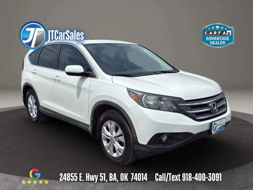 White 2012 Honda CR-V EX Sport Utility 4D for sale in Broken Arrow, OK