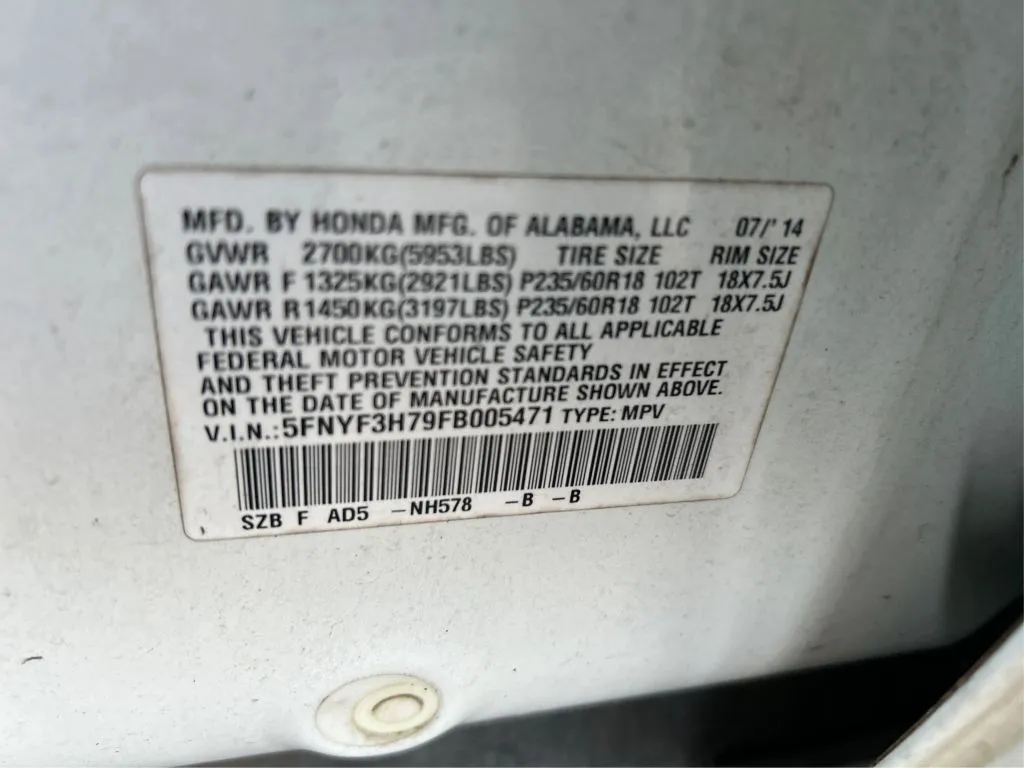 2015 Honda Pilot EX-L Sport photo 29