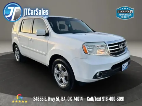 White 2015 Honda Pilot EX-L Sport Utility 4D for sale in Broken Arrow, OK