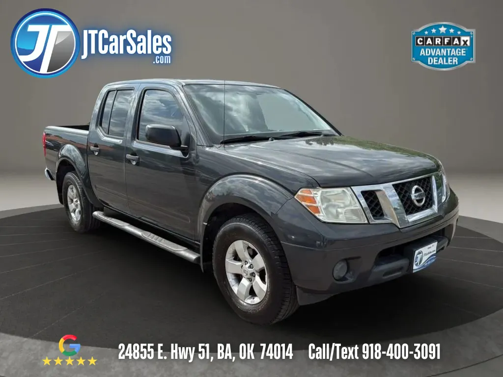 Black 2012 Nissan Frontier Crew Cab SV Pickup 4D 5 ft for sale in Broken Arrow, OK