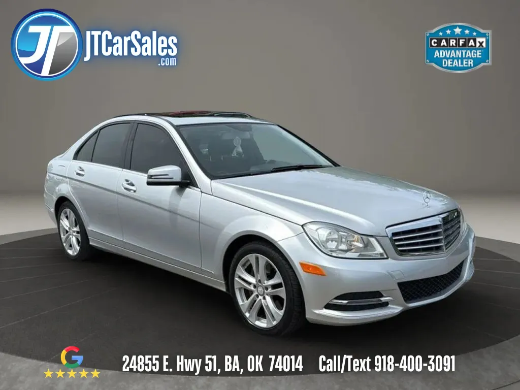 Silver 2014 Mercedes-Benz C-Class C 300 4MATIC Sport Sedan 4D for sale in Broken Arrow, OK