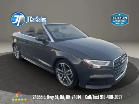 Gray 2017 Audi A3 Premium Plus Cabriolet 2D for sale in Broken Arrow, OK