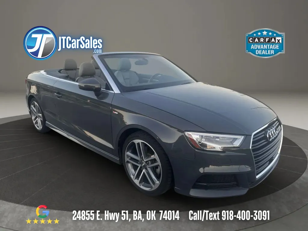 Gray 2017 Audi A3 Premium Plus Cabriolet 2D for sale in Broken Arrow, OK