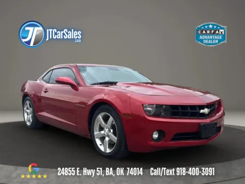 Red 2013 Chevrolet Camaro LT Coupe 2D for sale in Broken Arrow, OK