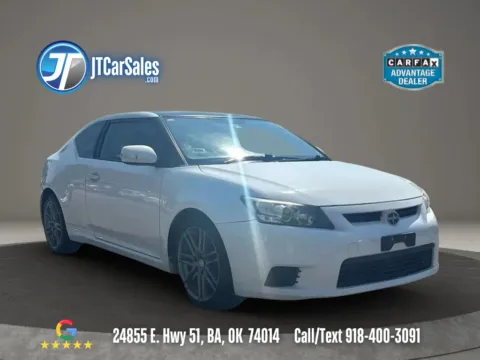 White 2012 Scion tC Hatchback Coupe 2D for sale in Broken Arrow, OK