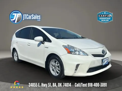 White 2012 Toyota Prius v Three Wagon 4D for sale in Broken Arrow, OK