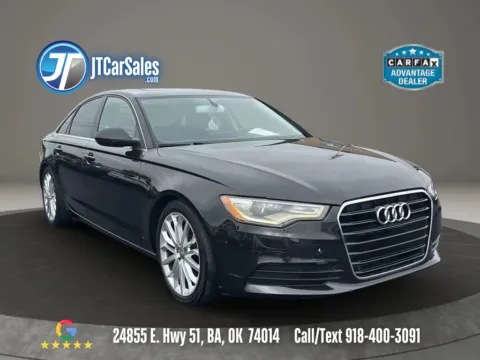 Black 2013 Audi A6 2.0T Premium Plus Sedan 4D for sale in Broken Arrow, OK