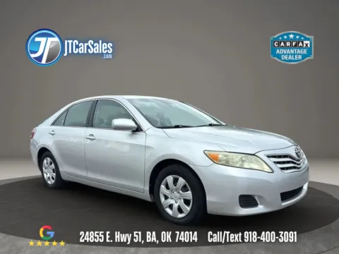 Silver 2010 Toyota Camry LE Sedan 4D for sale in Broken Arrow, OK