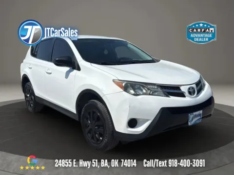 White 2013 Toyota RAV4 LE Sport Utility 4D for sale in Broken Arrow, OK