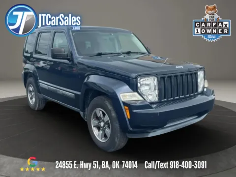 Blue 2008 Jeep Liberty Sport Utility 4D for sale in Broken Arrow, OK