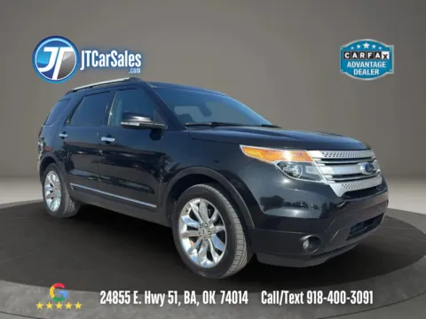 Black 2015 Ford Explorer XLT Sport Utility 4D for sale in Broken Arrow, OK