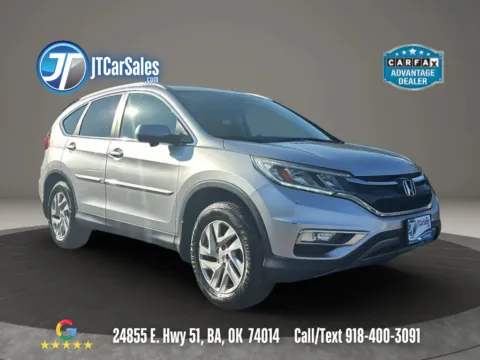 Silver 2015 Honda CR-V EX-L Sport Utility 4D for sale in Broken Arrow, OK